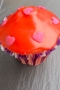Orangen-Muffin mit Herzen